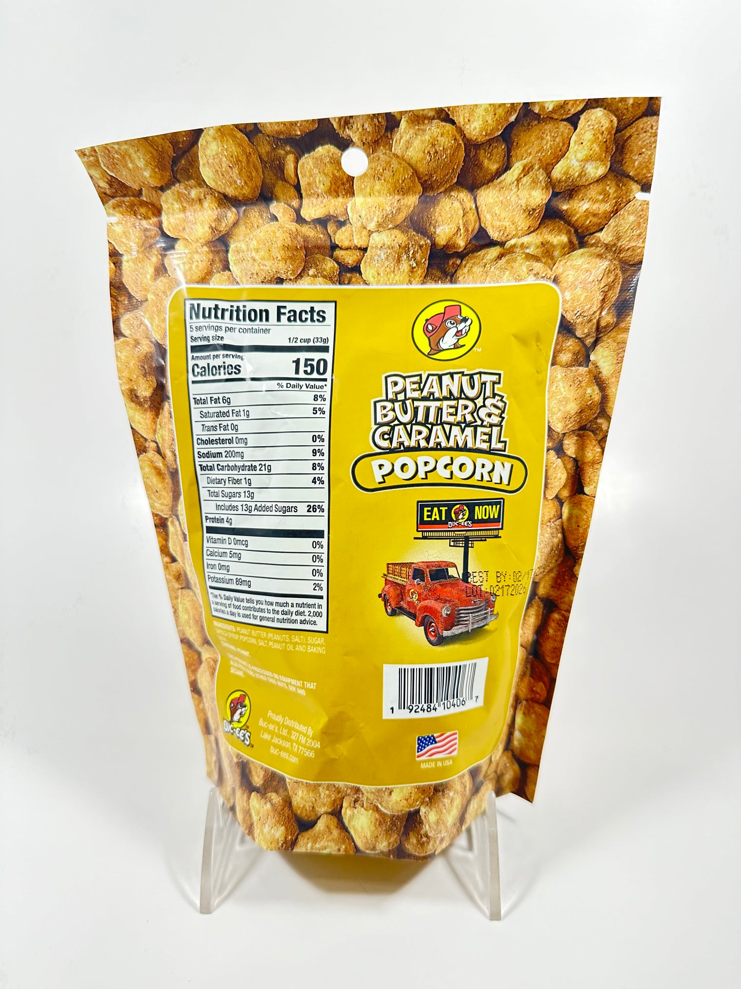 Buc-ee's Peanut Butter and Caramel Popcorn